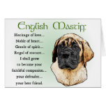 English Mastiff Art Gifts Cards