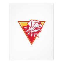 English Mastiff Dog Mongrel Head Invites