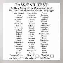 English Only In USA Poster
