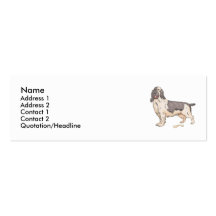 English Springer Spaniel Business Card