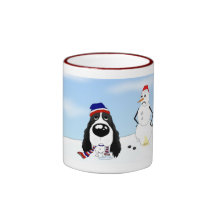 English Springer Spaniel Christmas Coffee Mug