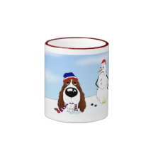 English Springer Spaniel Christmas Coffee Mugs