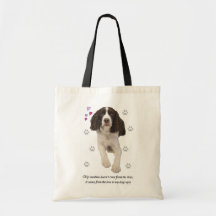 English Springer Spaniel Dog Tote Bags