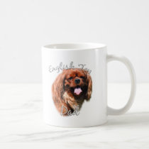 English Toy Spaniel Dad 2 mugs