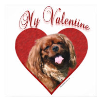 English Toy Spaniel My Valentine Poster posters