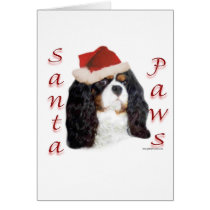 English Toy Spaniel (prince) Santa Paws cards