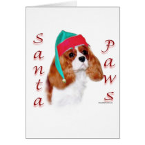 English Toy Spaniel Santa Paws cards