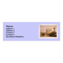 Engraved on stone by Louis Haghe Business Cards