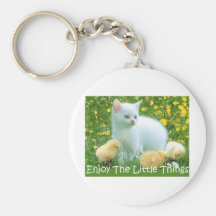 Enjoy The Little Things Cute Animals Key Chain