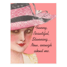 Enough About Me Postcard