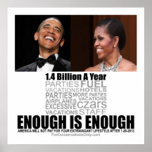 Enough is Enough - Anti Obama Print