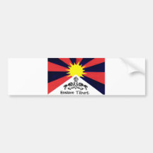 Enslave Tibet Bumper Stickers