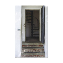 Enter the Light Stretched Canvas Print