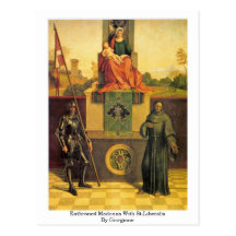 Enthroned Madonna With St.Liberalis By Giorgione Postcards