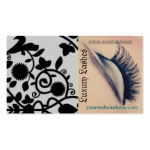 Enticing Lash Artist Business Card