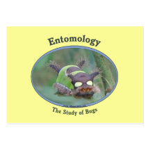 Entomology Caterpillar Business Card Template