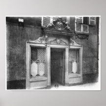 Entrance of a brothel in Paris Print