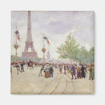 Entrance to the Exposition Universelle, 1889 Refrigerator Magnets