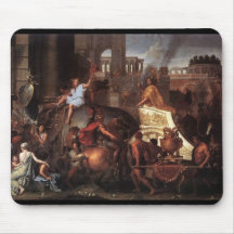 Entry Of Alexander Into Babylon Mouse Pads