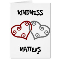 Entwined Hearts Kindness Matters Card