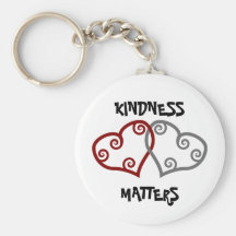 Entwined Hearts Kindness Matters Keychain