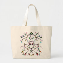 Entwining Florals Canvas Bag