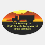 Envelope Stickers Semi OTR Trucking CO Promotion