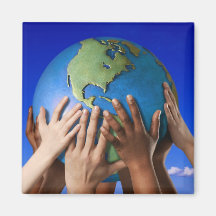 Environmental Issues Save The World Fridge Magnet
