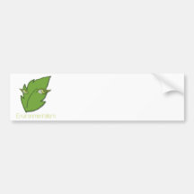 Environmentalism Bumper Sticker