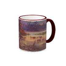 Eocene Prehistoric Animals Antique Print Mug