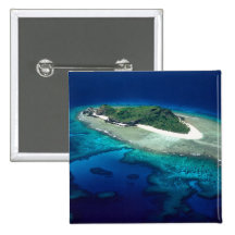 Eori Island, Mamanuca Islands, Fiji - aerial Pins