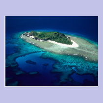 Eori Island, Mamanuca Islands, Fiji - aerial postcards
