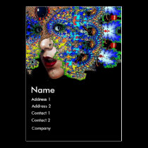 EPHEMERAL blue red yellow black business cards