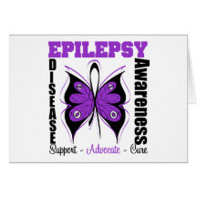 Epilepsy Awareness Butterfly Card