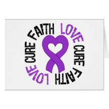 Epilepsy Awareness Faith Love Cure Card