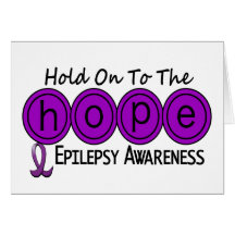 Epilepsy HOPE 5 Greeting Cards