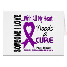 Epilepsy Needs A Cure 3 Greeting Card