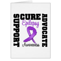 Epilepsy Support Advocate Cure Card