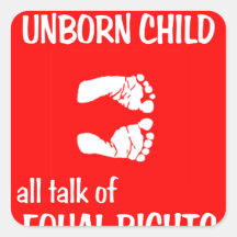 Equal Baby Feet Sticker