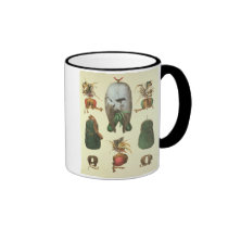Equipment for Falconry, from 'Traite de Fauconneri mugs
