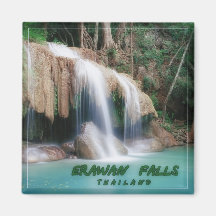 Erawan Falls, Thailand Refrigerator Magnets