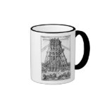 Erecting the Ancient Egyptian Obelisk Mugs