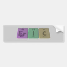 Eric  as Erbium Iodine Carbon Bumper Sticker