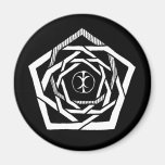 Erisian Mandala Reverse Refrigerator Magnets