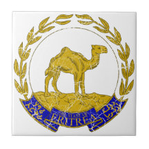 Eritrea Coat Of Arms Tiles