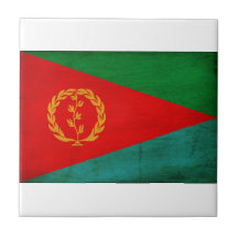 Eritrea Flag Ceramic Tile