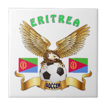 Eritrea Football Designs Tile
