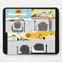 eskimo, inuit men, inuit, igloo man mousepads