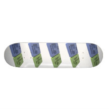 Esne as Es Einsteinium and Ne Neon Skate Board Decks
