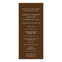 Espresso blue business gala event corporate long invitations